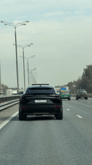 Luxury Lamborghini SUV spotted on Moscow-area highway