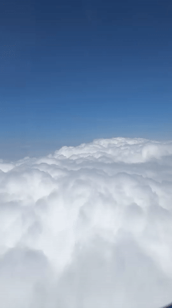 Morning scenes captured in Angeles: aerial clouds, street encounter