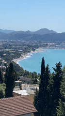 Coastal views captured in Šušanj, Montenegro during morning hours