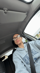 Woman films herself while driving in Pleven, Bulgaria