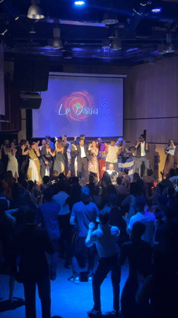 Band 'La Dosis' performs live at London nightclub