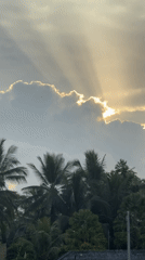 Morning scenes captured in Tampaksiring countryside amid dramatic skies