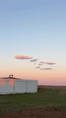 Sunset scenes and daily life captured in rural Кырныш, Russia