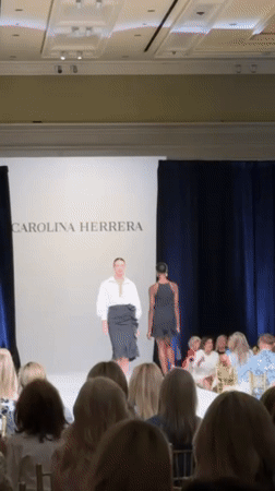 Carolina Herrera fashion show documented in Palm Beach