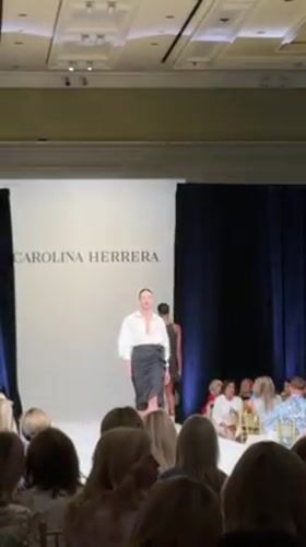 Carolina Herrera fashion show documented in Palm Beach