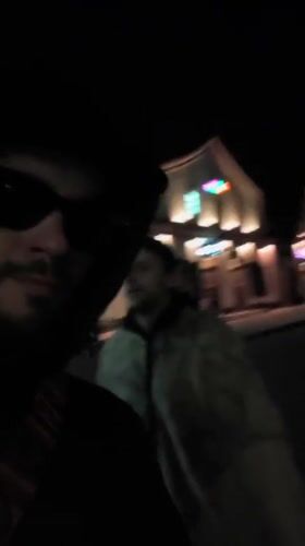 Two men document late night walk through Hrodna streets
