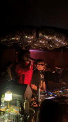 Evening nightclub scene captured in Thủ Đức, Vietnam