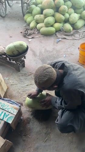 Morning street life documented in Quetta marketplace