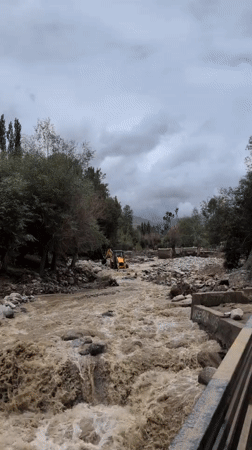Flash floods tear through Leh, damaging bridges and neighborhoods