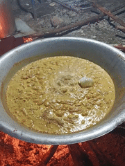 Traditional cooking documented in Indonesian villages