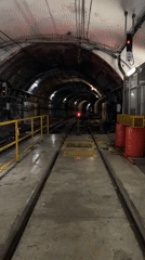 Underground railway tunnel documented in Buenos Aires