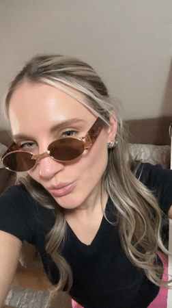 Woman films herself indoors in Esenyurt, Turkey