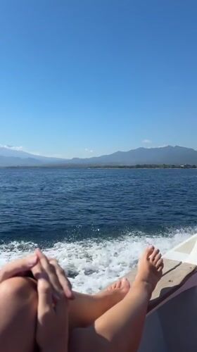 Snorkeling day trip off a sunny Indonesian beach