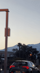 Mount Etna visible from Acireale streets during evening hours