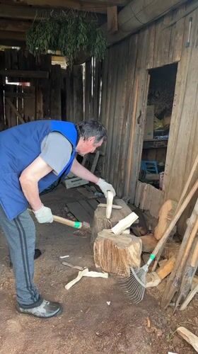 Rural family activities documented across Russian villages during summer evening