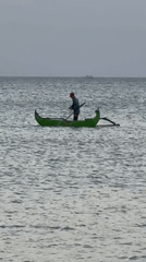 Evening beach activities documented at Kuta, Indonesia