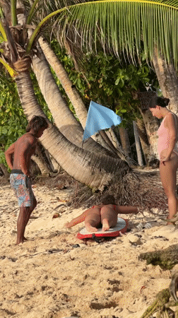 Morning surf session draws group to General Luna beach