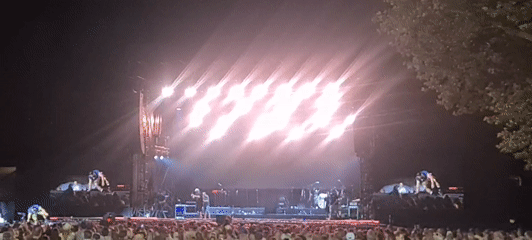 Volksrock'n'Roller play a packed outdoor show in Klagenfurt