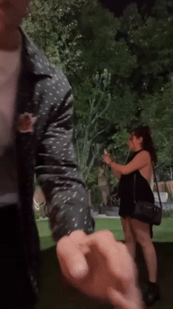 Late night outdoor party with DJ and dancing in Mexico