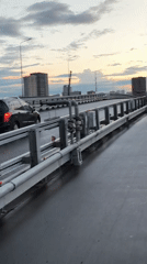 Moscow evening commute captured across bridges and streets