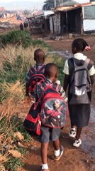 Morning street life documented in Dutsen Alhaji Nigeria community