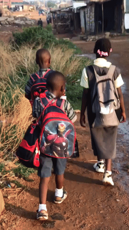 Morning street life documented in Dutsen Alhaji Nigeria community