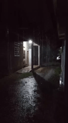 Heavy rainstorm documented in Lhokseumawe, Indonesia during afternoon hours