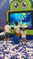 Children enjoy afternoon play session at Saint Petersburg entertainment center