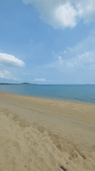 Early morning beach scenes captured in Baan Bo Phut