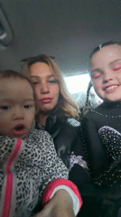Family car video recorded in Russian town