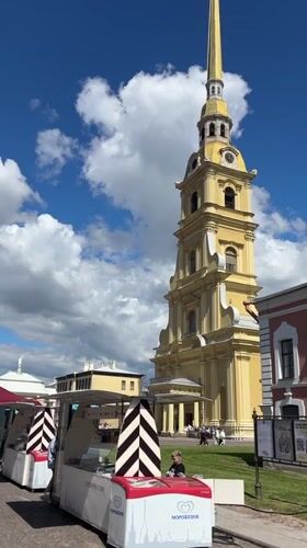 Peter and Paul Fortress on a sunny June morning