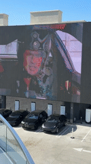 West Hollywood witnesses capture outdoor entertainment venues, escalator selfie