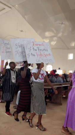 Pentecost Sunday service observed at Jos church congregation