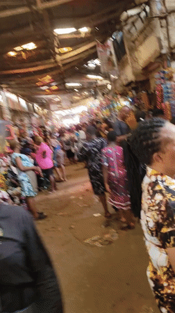 Busy market activity recorded in Onitsha, Nigeria