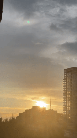 Golden hour over Perm's skyline, multiple angles