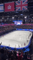Ice skating event draws crowds to Assago arena