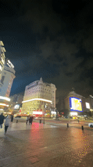 Night scene captured at Buenos Aires Obelisco monument
