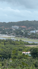 Morning airport activity and wildlife spotted in Ban Bang Rak