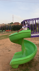 Children play at Jos playgrounds during afternoon hours