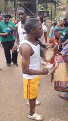 Traditional drum and dance performance draws crowd in Jos