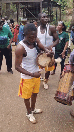 Traditional drum and dance performance draws crowd in Jos