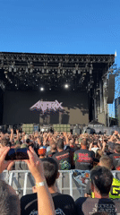 Anthrax performs outdoor concert in Sofia, Bulgaria