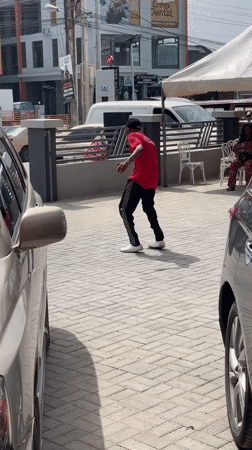 Afternoon street life documented around Lekki, Nigeria commercial district