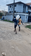 Everyday street moments documented in Lagos neighborhood