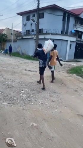 Everyday street moments documented in Lagos neighborhood