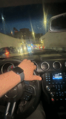 Driver navigates Ford Mustang through tunnel in Yerevan