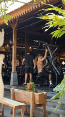 Early morning workout session recorded at North Kuta gym