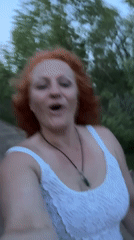 Woman films casual outing with locals in Chaikovsky, Russia