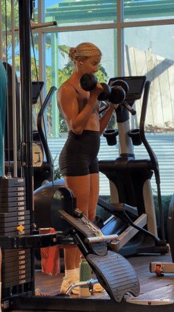 Morning workout session captured at North Kuta gym