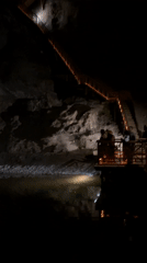 Tourists explore underground salt mine attraction in Krakow